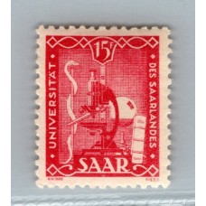 ALEMANIA ESTAMPILLA SARRE 1949 Yv 252 ESTAMPILLA COMPLETA NUEVA CON GOMA